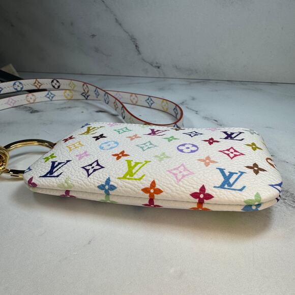 Louis Vuitton Murakami Multicolor Phone Holder LV X TM Pouch Rare 2025 New - Picture 8 of 13